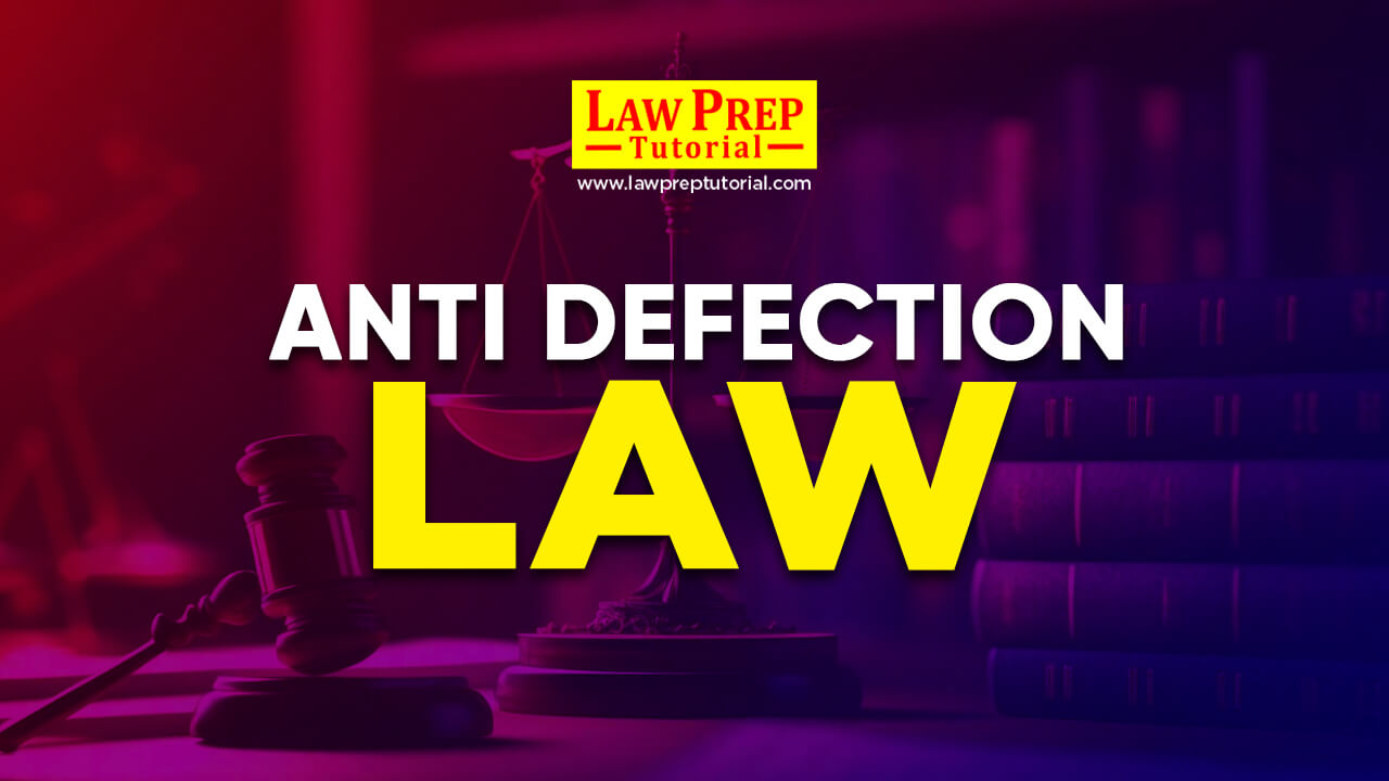 anti defection law