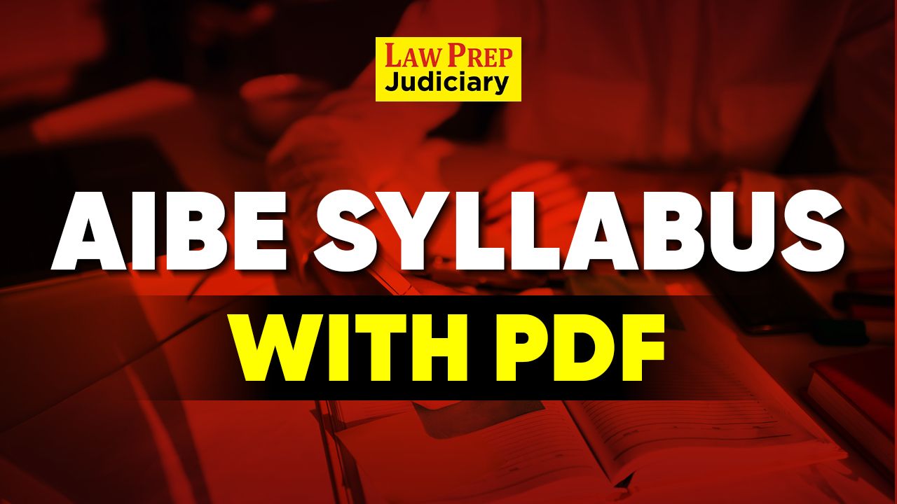 AIBE Syllabus