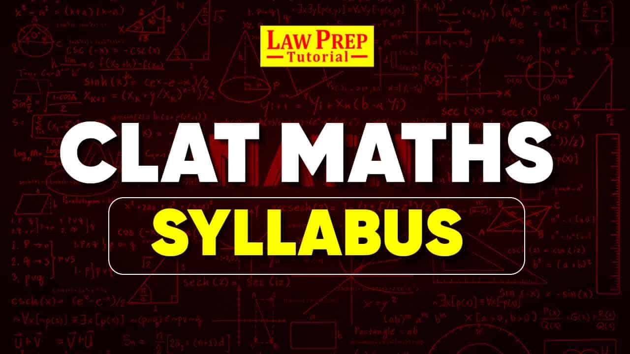 CLAT Maths Syllabus