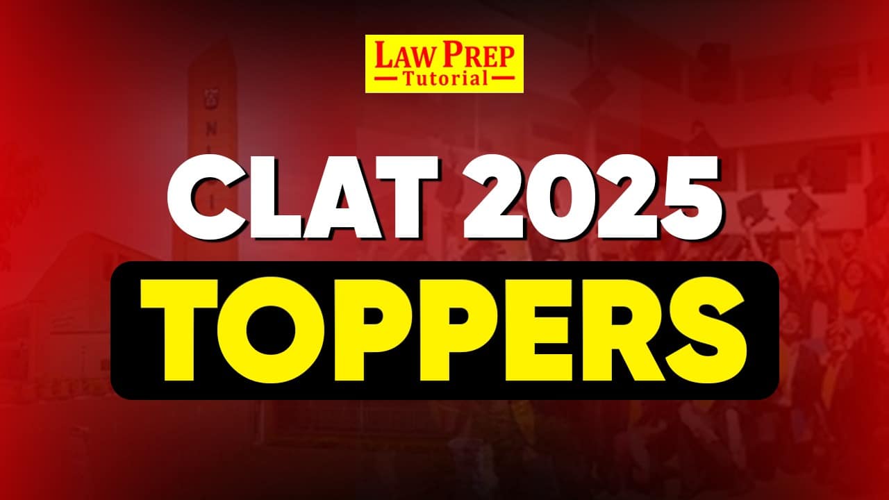 CLAT 2025 Topper List With Marks (Law Prep Dominates)