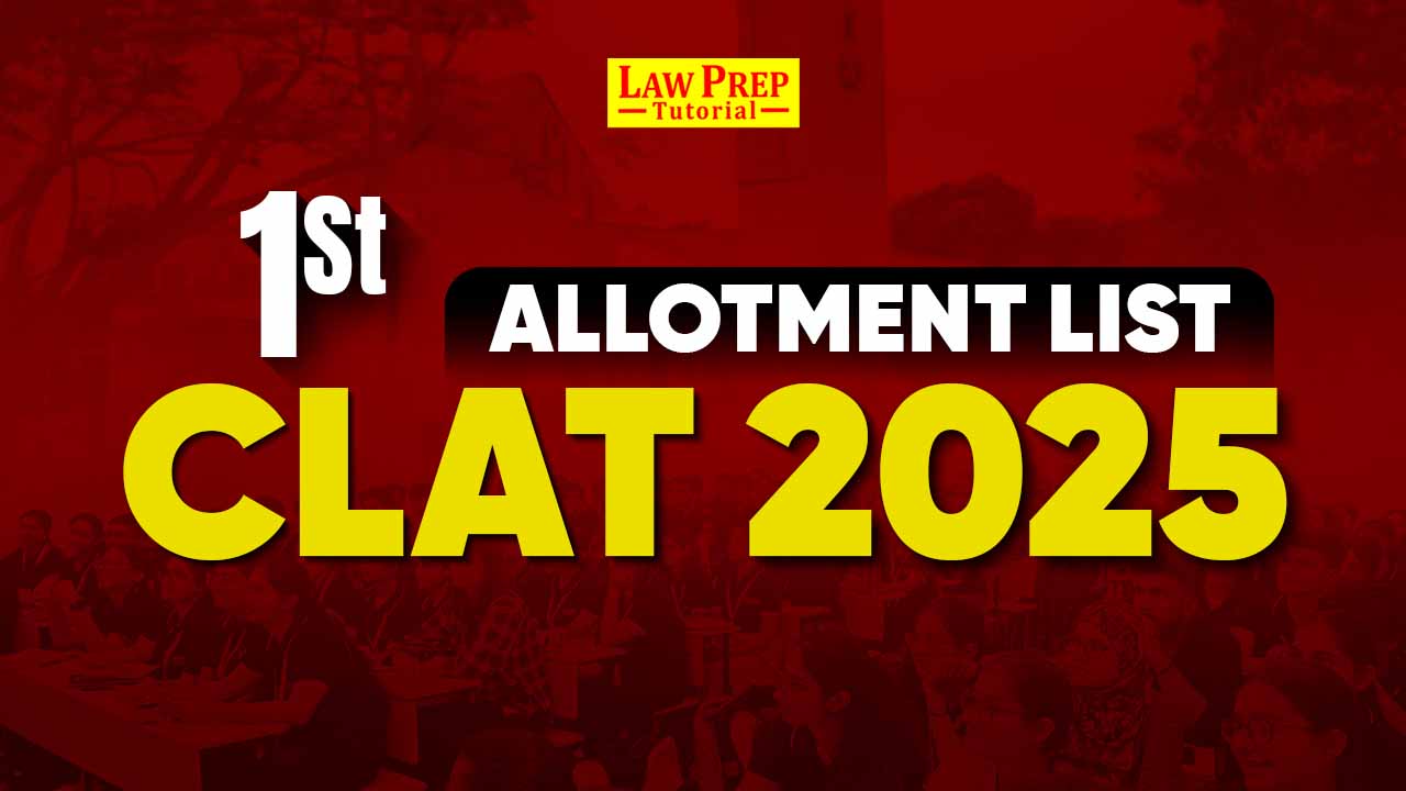 CLAT First Allotment List